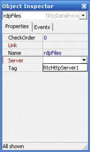 rdpFiles組件的服務(wù)器屬性
