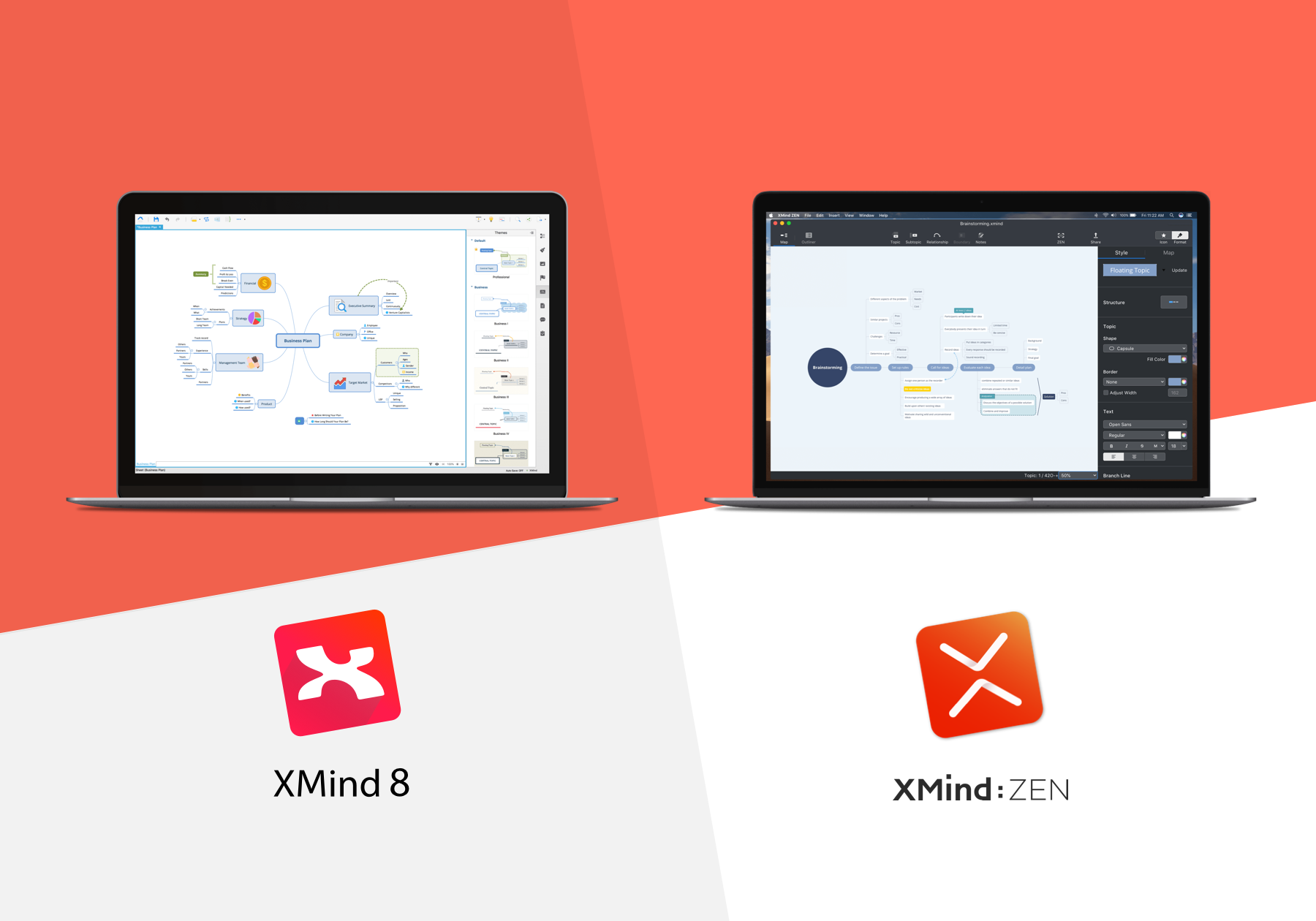 思維導圖時代來臨！XMind 8 VS Xmind：ZEN 誰能更勝一籌？