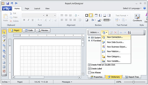 Stimulsoft Reports.Wpf,報表檢測器,數據源,訂單,修復報表