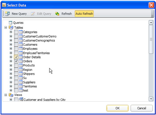 Stimulsoft Reports.Wpf,報表檢測器,數據源,訂單,修復報表